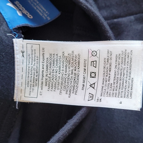 Adidas Dark Blue Camouflage Camo 3 Stripe Black Leggings Small - Picture 8 of 12